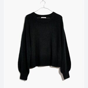 Madewell Gladwell Balloon-Sleeve Pullover Sweater size large